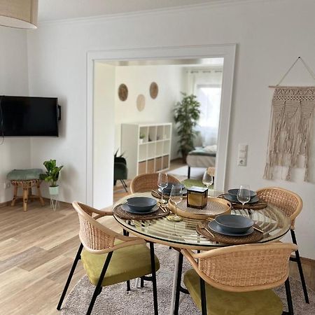 Korbstadt-Villa Rattan-Design Mit Balkon, Garten, Arbeitsplatz, Kueche Lichtenfels  Esterno foto